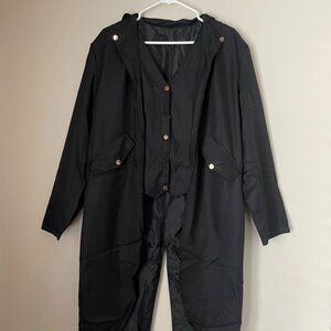 Black Ringmaster / Ringleader Trench Coat Costume